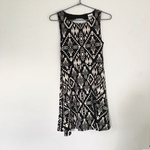 Black and white dress